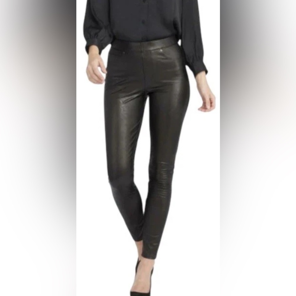 SPANX Shiny Black Leggings